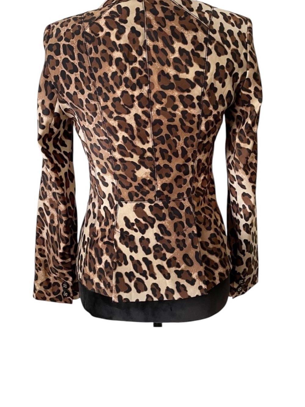 Cache Blazer Womens Leopard Print Fitted Tailored Jacket Size 6 old money
Glam - Picture 8 of 16